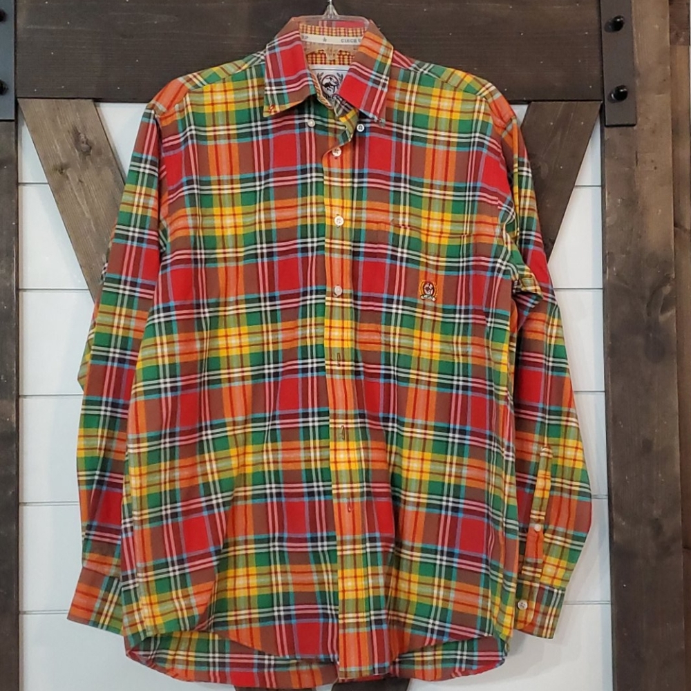 Cinch Plaid Button Down - image 1